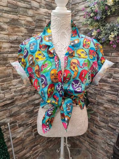 Boardies Lucha Libra shirt wrestling size Medium spring summer holidays festival outfit Brand New Postage included