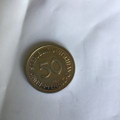 1991 Germany 50 Pfennig coin