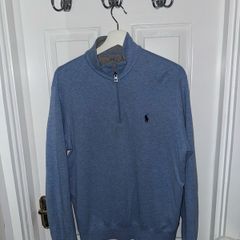 Polo Ralph Lauren Luxury Jersey Quarter Zip Pullover - Size S Mens