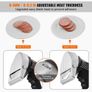Electric Shawarma Knife, 80W Professional Turkish Kebab Knife, Commercial Stainless Steel Gyro Cutter, Doner Kebab Meat Slicer with 2 Blades Image 3