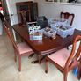 Mahogany table and chairs Image 2