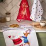 Next Home Set of 3 Christmas Towels Image 3