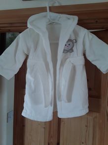 baby towelling robe