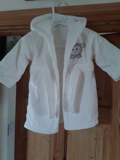 baby towelling robe