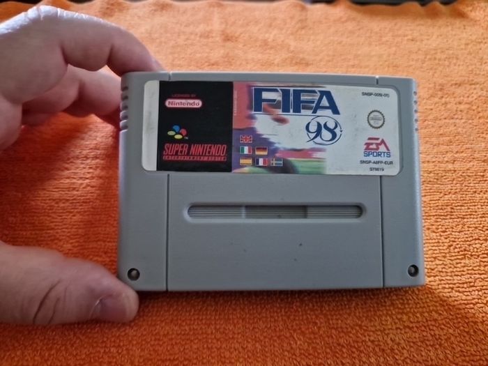 Fifa 98 Snes Super Nintendo Arcade Retro Games Original