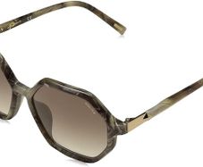 Police Unisex SPLF37 Sunglasses, Gray, Tortoise Shell Design