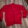 Woolen Cardigan Red Image 2