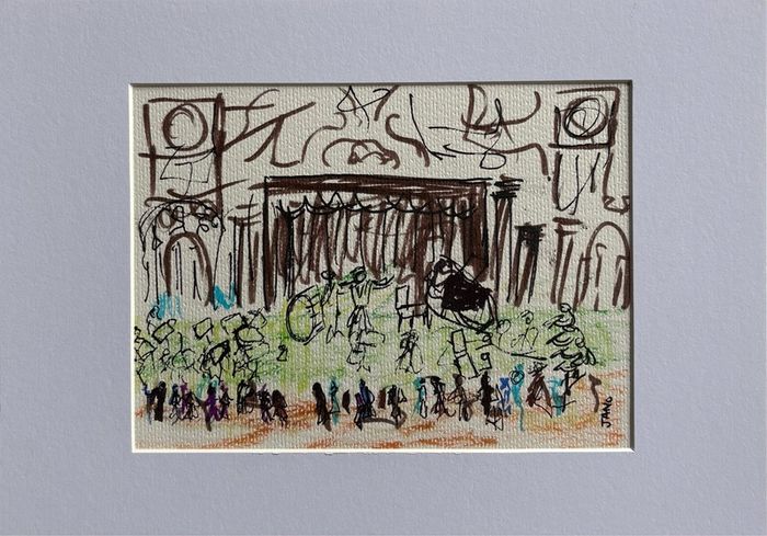 Original Art Orchestra Concert Music Art