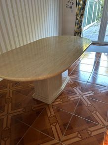 marble kitchen table