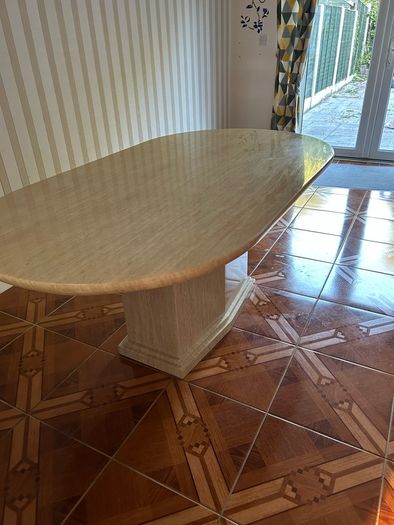 marble kitchen table
