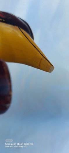 Original bulmers woodpecker display item,collectors item, hard to come by ,little damage on he's beak,,see pictures for condition,,price includes post to anywhere in Ireland, by certificate proof of post, sold as is ..made by Harry E. tunnigcliffe London,