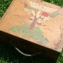 Antique Lunch Box Young Thugs Toys Pasadena California 1940s-50s  9" x 7" H3" Image 3