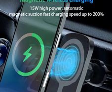 Magnetic MagSafe Wireless Charger Car Air Vent Mount Phone Holder