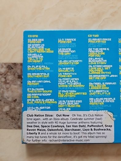 Ministry Of Sound 2CD  - Club Nation Ibiza