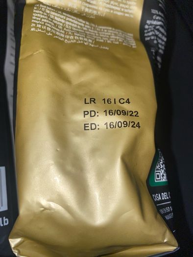 Cafe Vergnano espresso whole coffee beans 1000 g bags