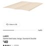 Solid pine double bed and mattress base Image 4