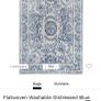 Large Blue & White Area Rug 200x290 Image 3