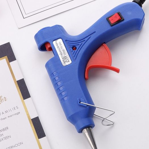New Electric 20W Power Hot Melt Glue Gun + 10x Glue Sticks 7mm + UK Adapter #339