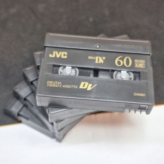 Lot of 6 Vintage JVC MiniDV Digital Video Cassettes (60 Min) - Model DVM60