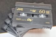 Lot of 6 Vintage JVC MiniDV Digital Video Cassettes (60 Min) - Model DVM60