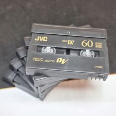 Lot of 6 Vintage JVC MiniDV Digital Video Cassettes (60 Min) - Model DVM60