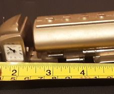 petrol tankard clock, heavy item