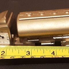 petrol tankard clock, heavy item