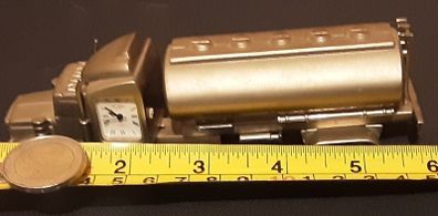 petrol tankard clock, heavy item