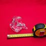Dolce Verre. Figurine of a Woman with a Bun, solid lead crystal, glass paperweight. Ornament Image 9