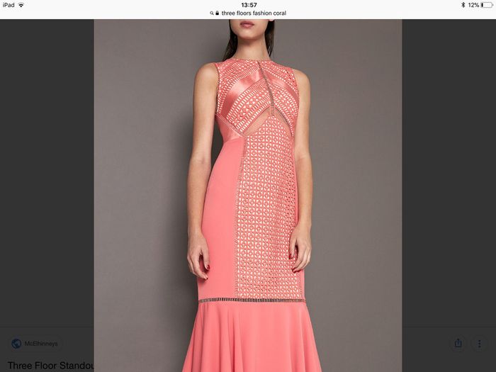 Three Floors Coral designer dress