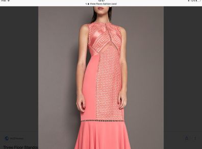 Three Floors Coral designer dress