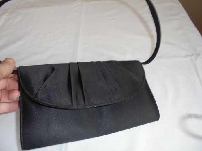 Black Satin Evening Purse for Sale