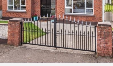 front garden steel gates