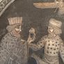 Vintage Persian pewter and brass plates Image 4