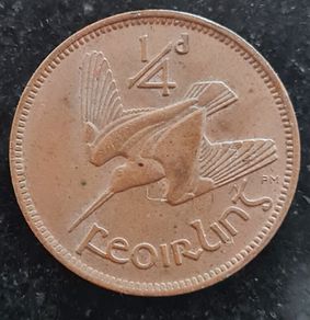 Ireland 1943 Excellent Farthing Coin