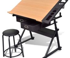 New Drawing Table with Stool