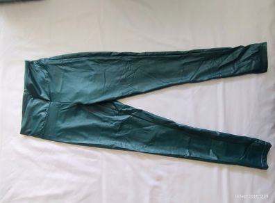 Penneys Emerald Green Faux Leather-Look Leggings