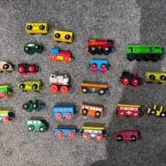 Wooden trains