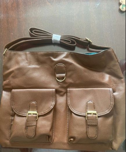 New Brown Leather Bag