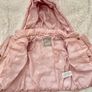 NEXT powder pink girls coat 6-9 mths Image 3