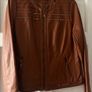 Tan / Brown Leatherette Jacket Image 3