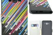 Leather Book Sleeve Skin Wallet Case Cover For Samsung Galaxy E7