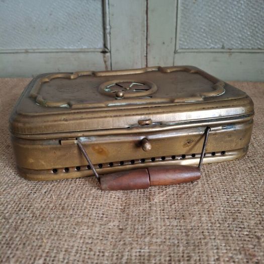 French Brass Chaufferette Foot Warmer