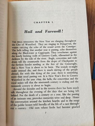 The Gentle County. By Nicholas Whittle. Rare Book On Waterford.  1960 Hardback With Dustjacket In Fair Condition.  See Photos For Same.
