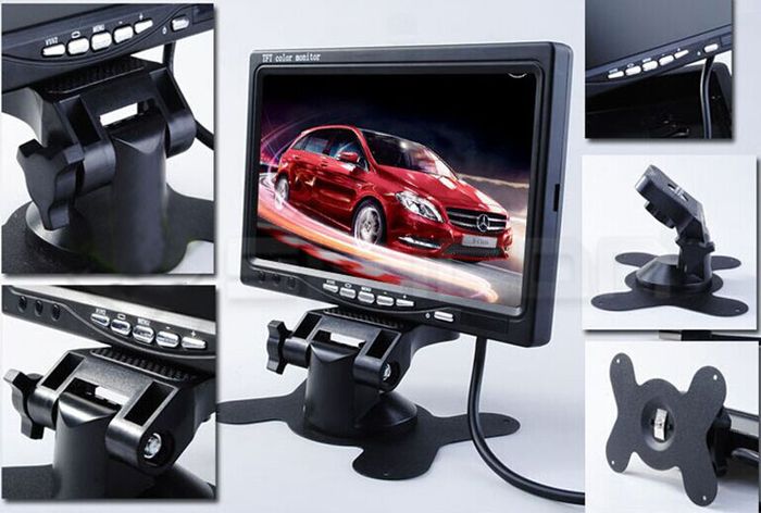 7 inch Car Screen Monitor+ Rear View Backup Camera Night Vision