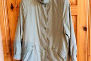 Marks and Spencer Ladies light green anorak/windbreaker  style jacket size 14 petite postage included