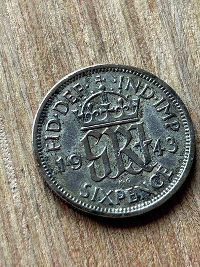 Great Britain George VI 6 Pence - 1943