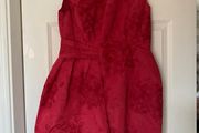 Coast Raspberry Red Jacquard fun dress