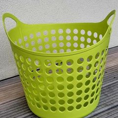 Laundry basket, top diameter 38cm, height 32cm (below handles)