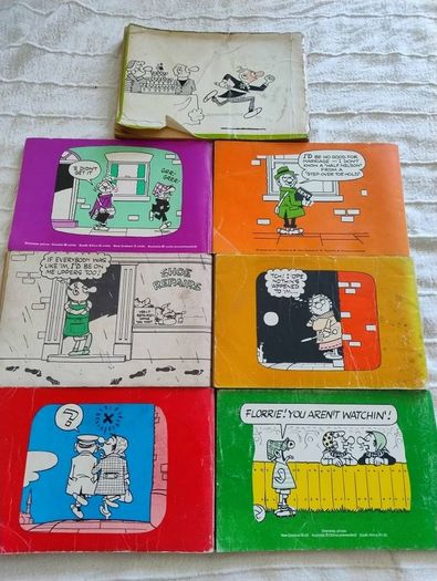 Andy Capp vintage cartoon illustration books x 7 in total 1965 to 1978 in used condition with all pages intact see photos FREE STANDARD POSTAGE INCLUDED